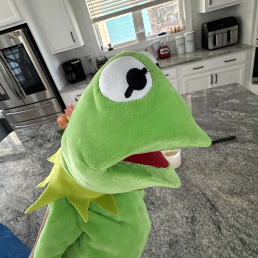 Vintage Kermit The Frog Puppet 24" Disney - Picture 4 of 11